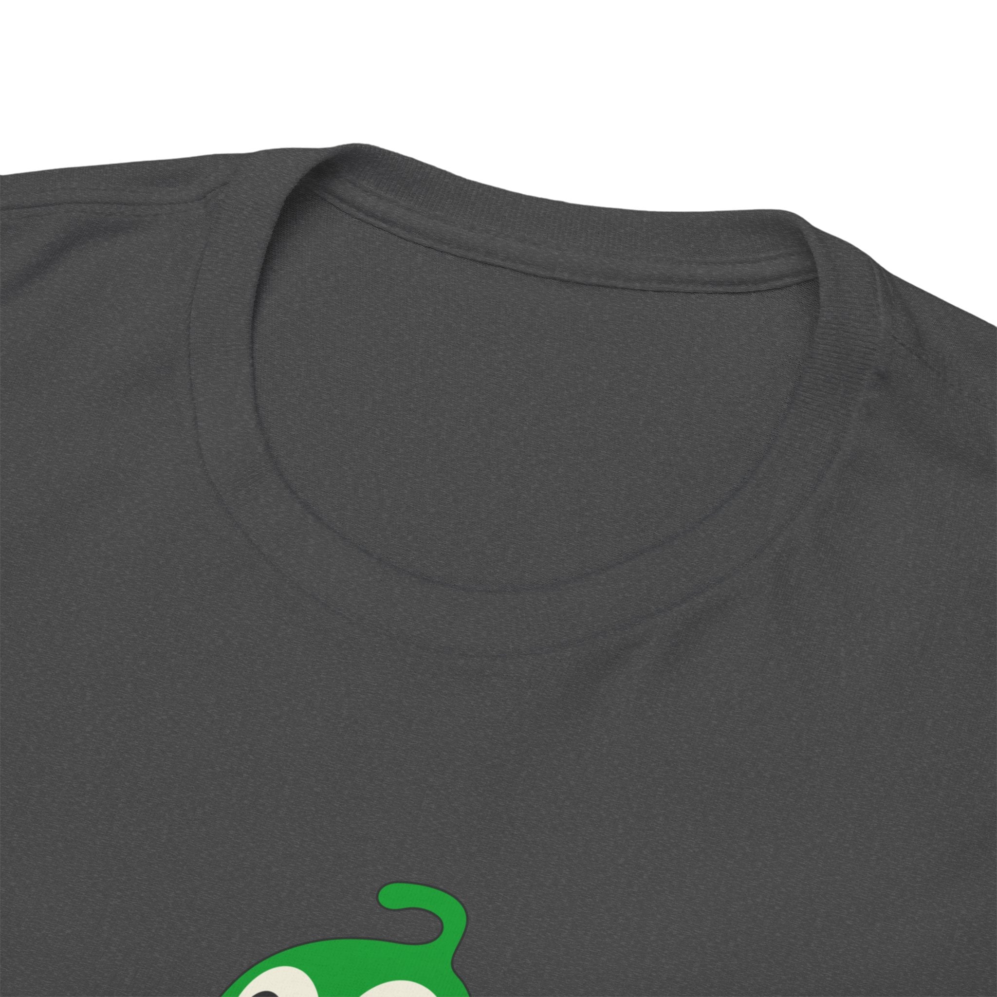 Screaming Internally Tee — Cute Green Monster Graphic Shirt