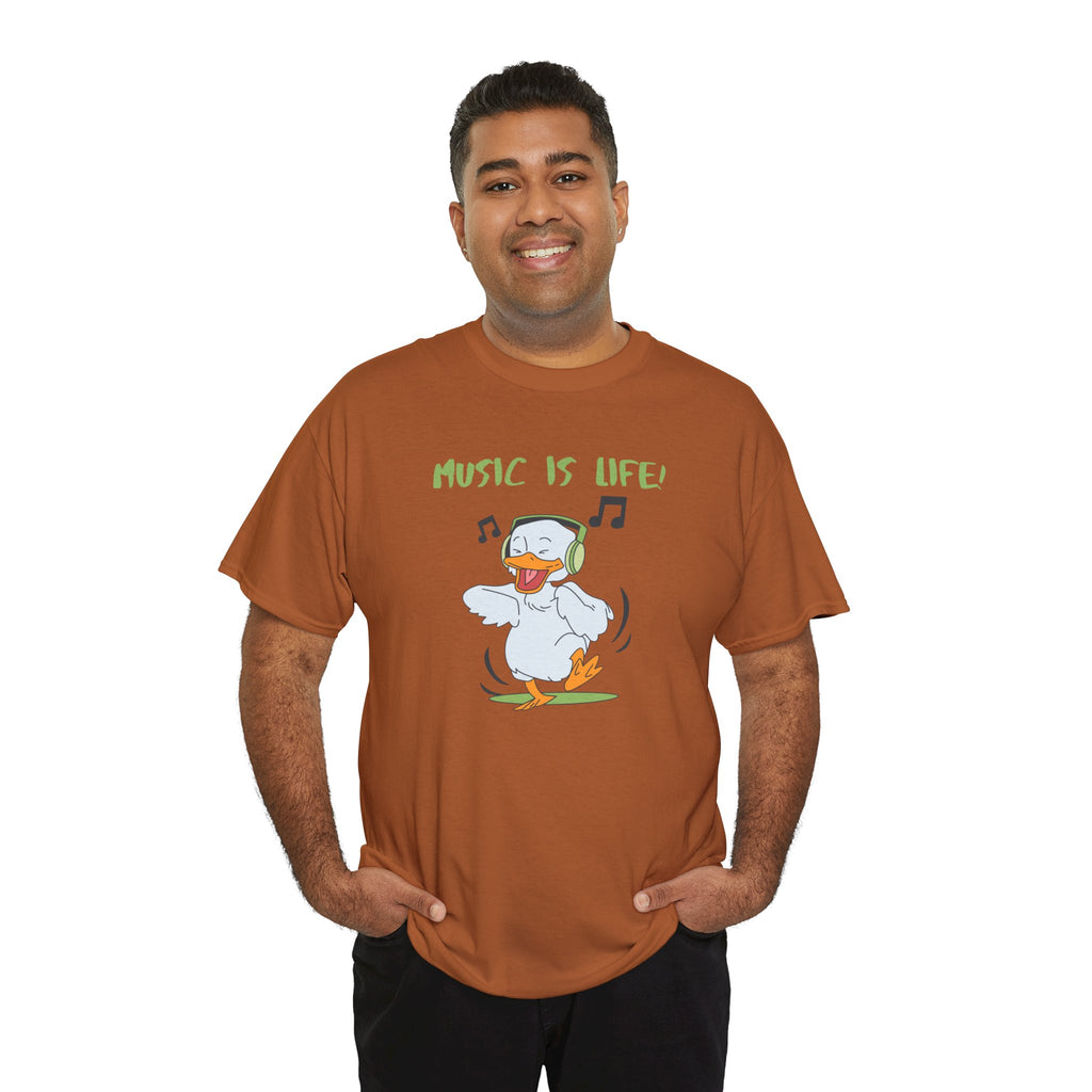 Music Is Life Duck T‑Shirt