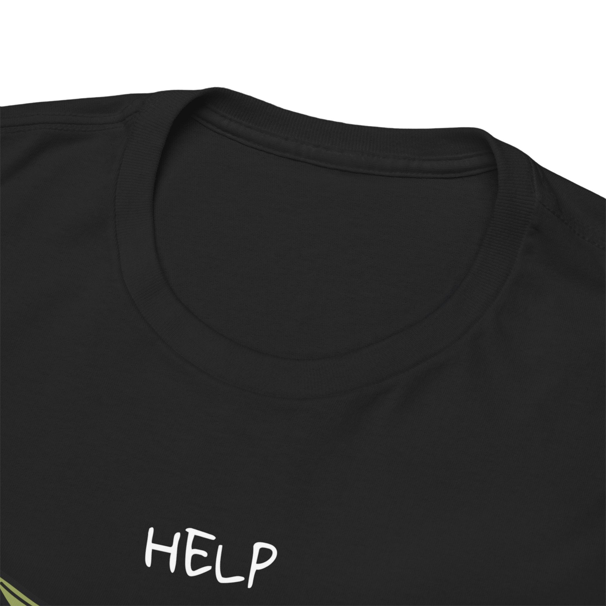 Help Fish Graphic Tee — “Everything was fine... until it wasn't” Funny Dark Humor Shirt
