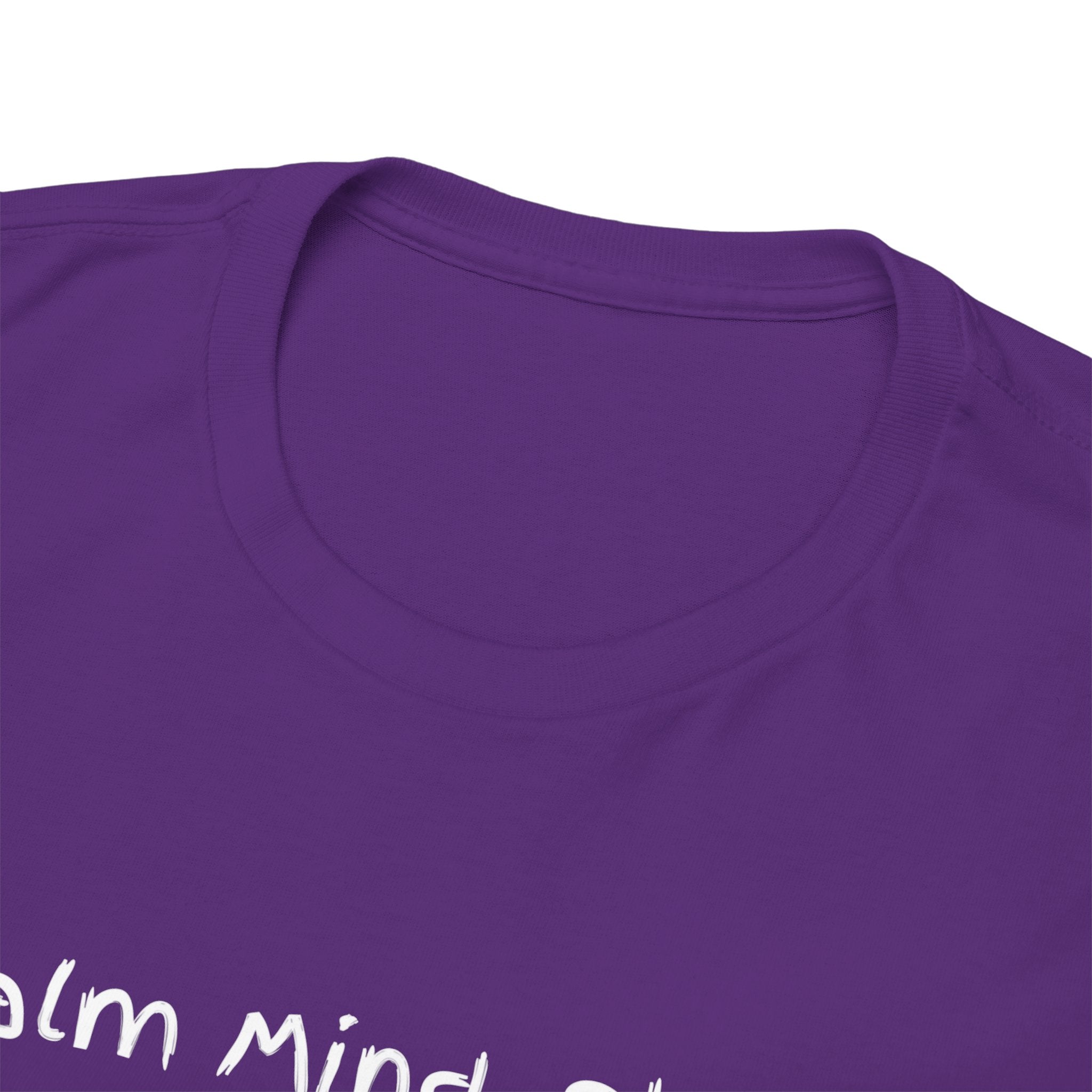 Calm Mind, Sharp Tongue Tee — Minimalist Black Graphic T-Shirt