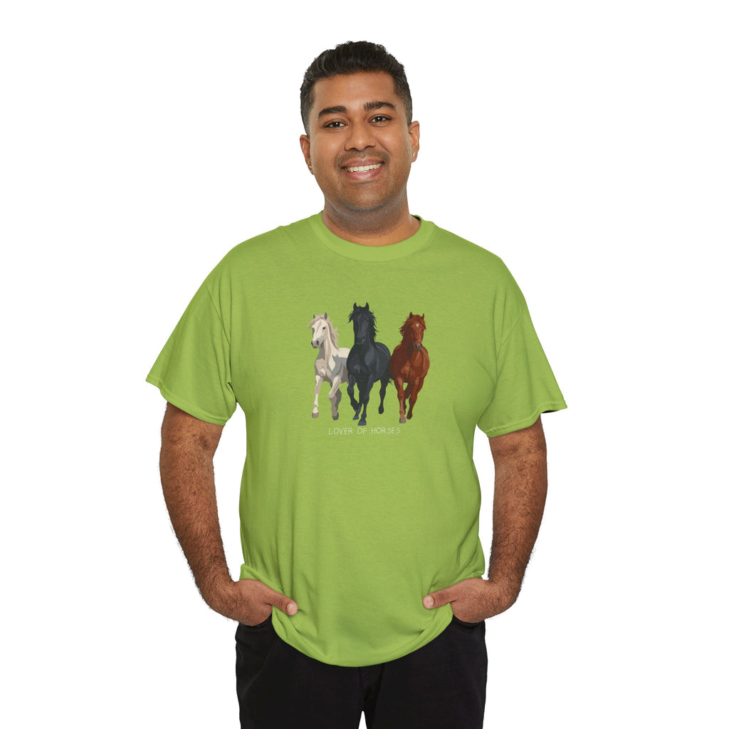 T-Shirt — Three Horses 'Love is Love' Pride Graphic Tee