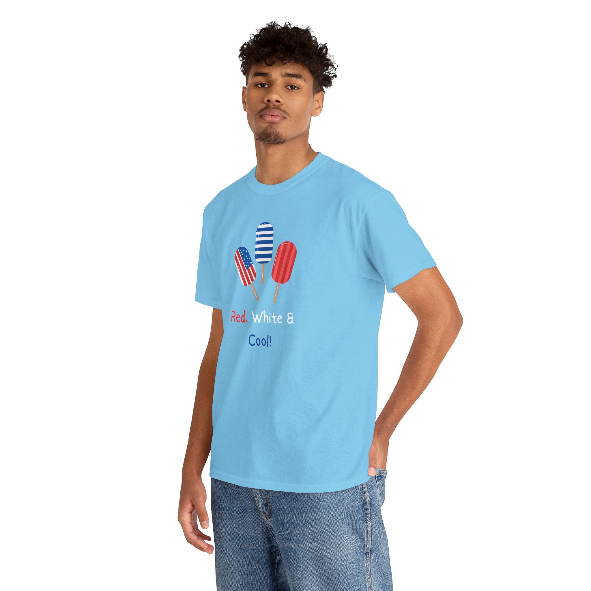 Patriotic Popsicle Tee – "Red, White & Cool" 4th of July T-Shirt