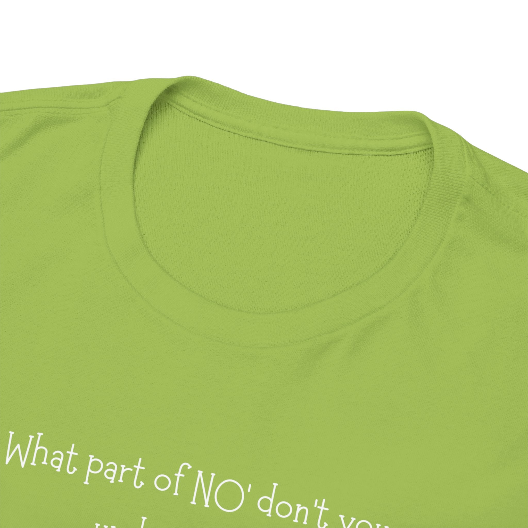 Duck Cartoon Tee – “What part of NO? don’t you understand?" Funny Graphic T‑Shirt