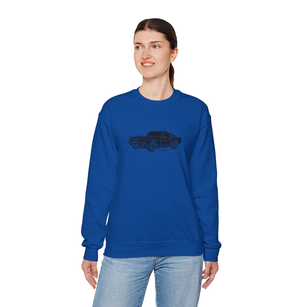 Classic Mustang Outline Crewneck Sweatshirt