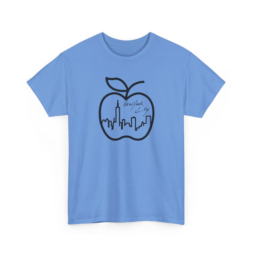 NYC Apple Skyline T‑Shirt — New York City Skyline Graphic Tee