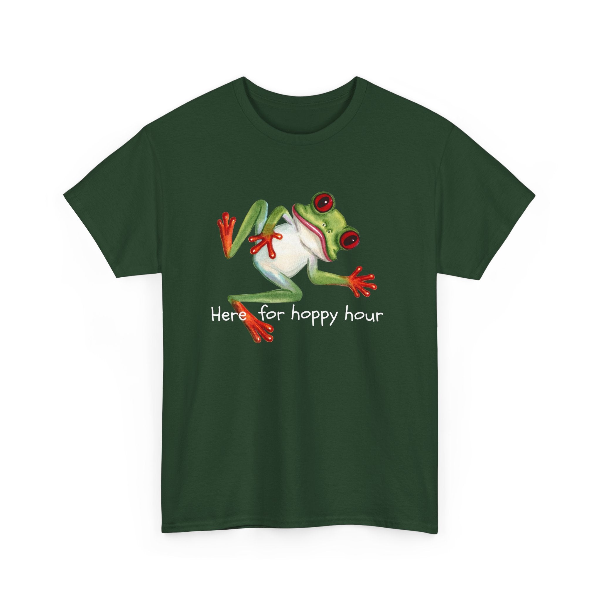 Red-Eyed Tree Frog Graphic Tee — Cute Tropical Frog Shirt for Nature Lovers