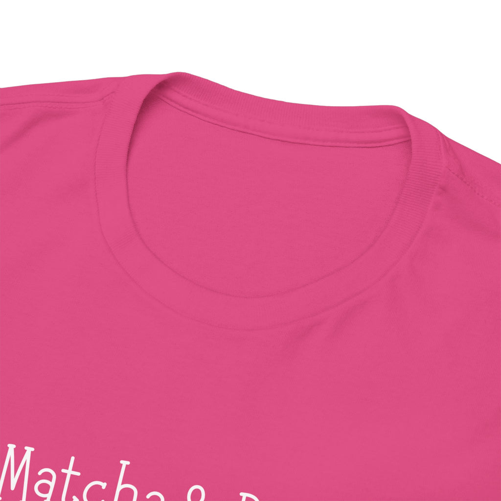 Matcha & Peace Tee — Minimalist Tea Lover Shirt