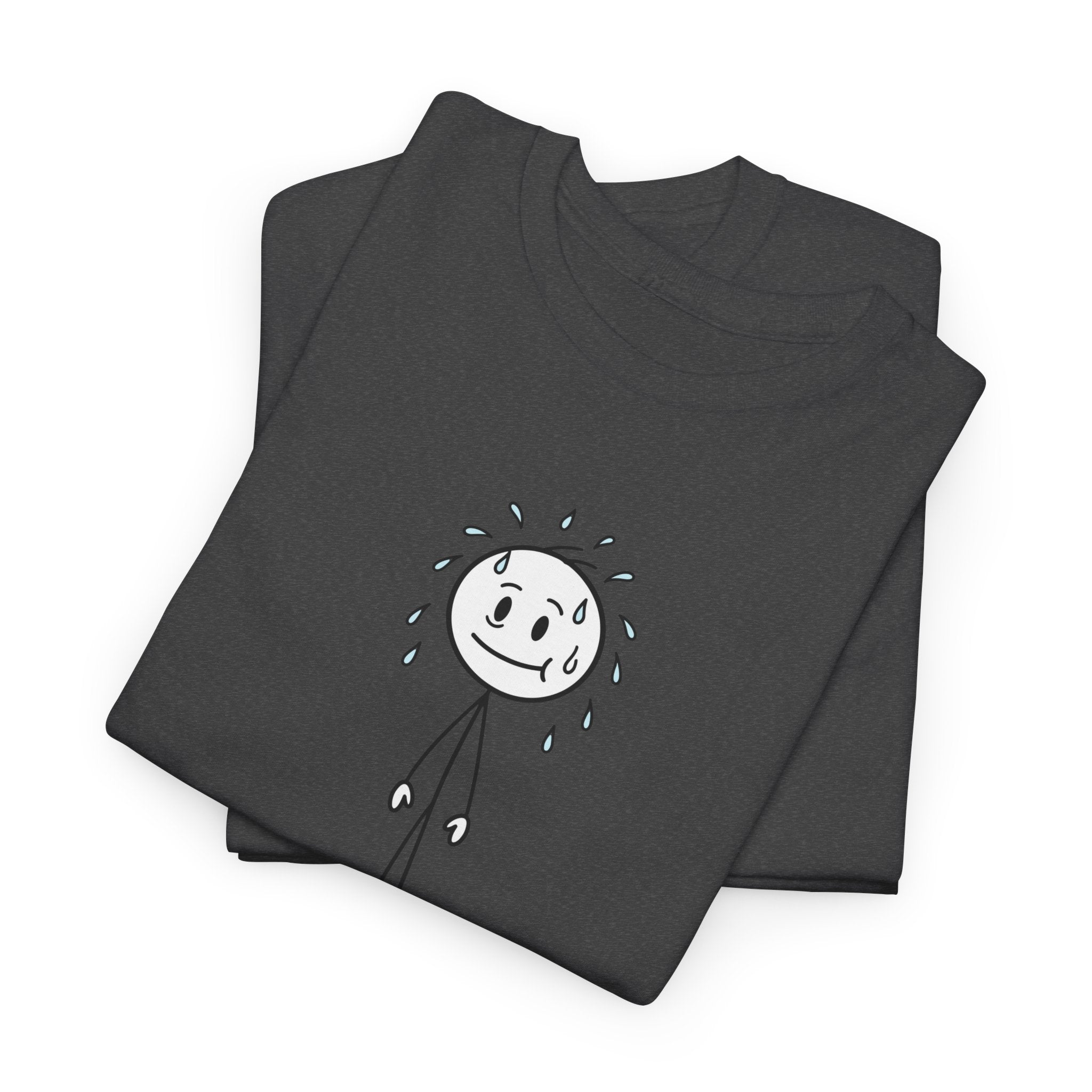 Me Socializing T-Shirt — Funny Introvert Stick Figure Tee