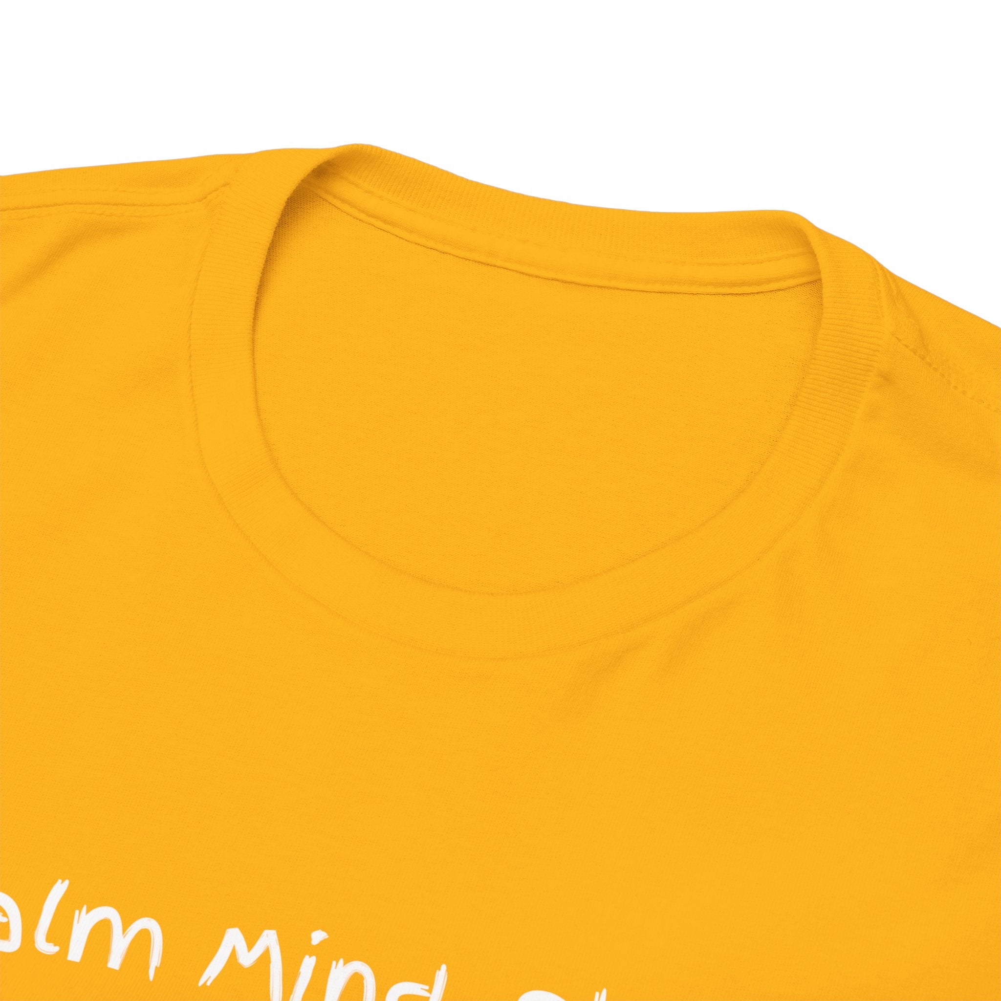 Calm Mind, Sharp Tongue Tee — Minimalist Black Graphic T-Shirt