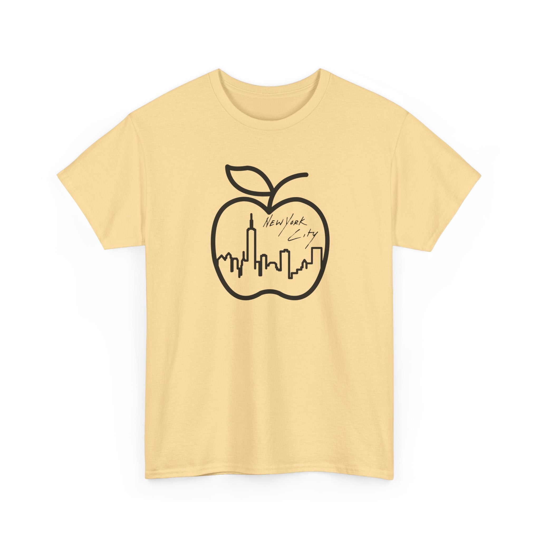 NYC Apple Skyline T‑Shirt — New York City Skyline Graphic Tee
