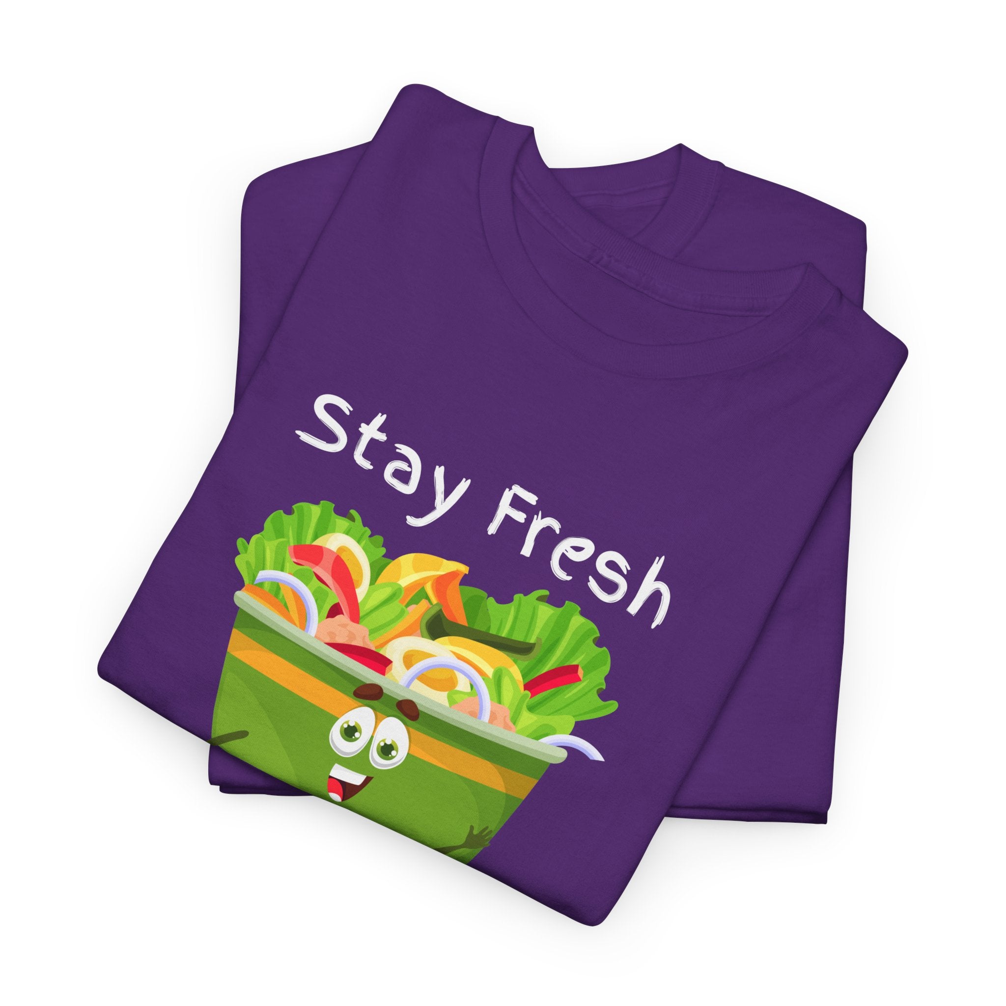 Stay Fresh Salad Tee – Cute Veggie Graphic T-Shirt