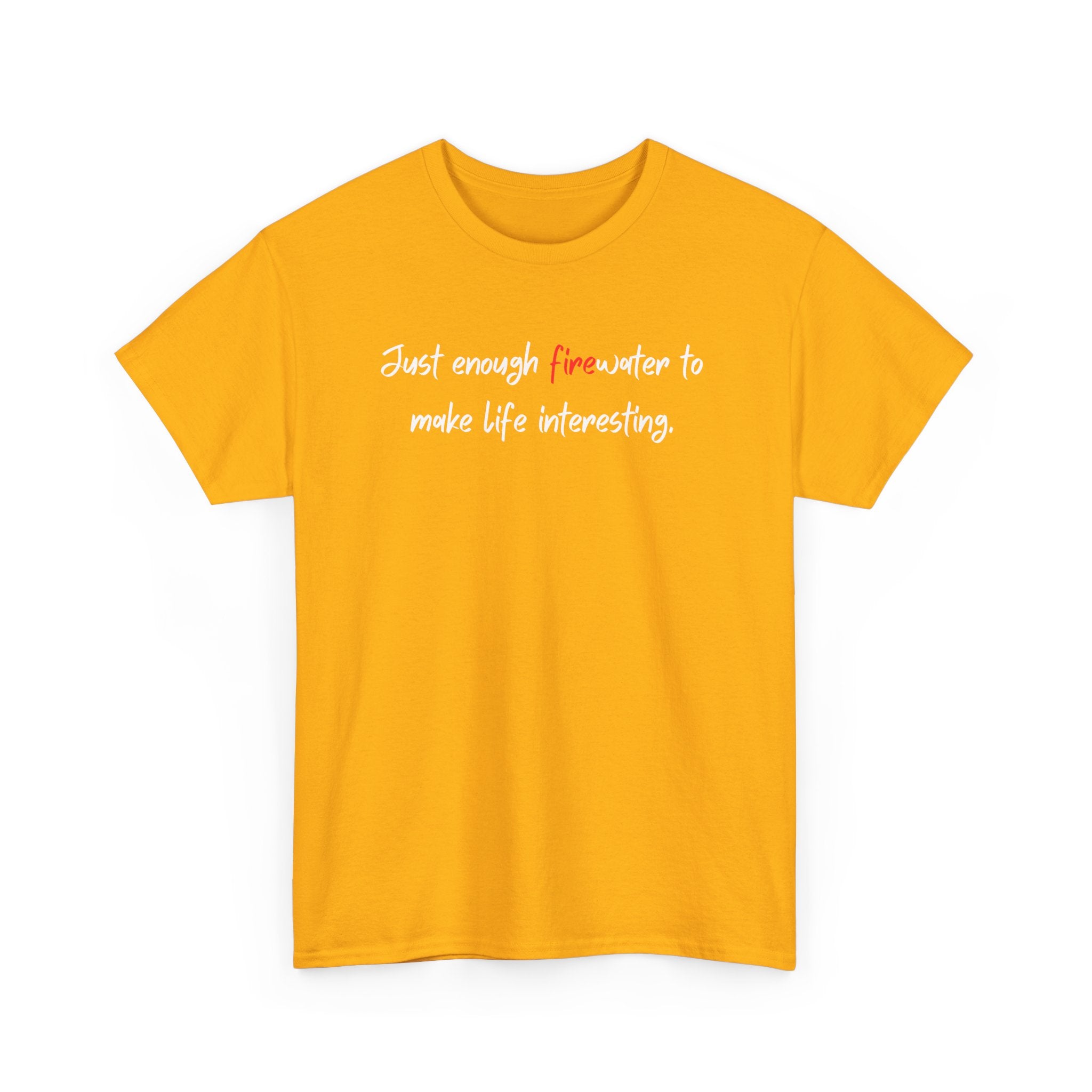 T-Shirt — Minimal 'fine' Chest Embroidered Graphic Tee