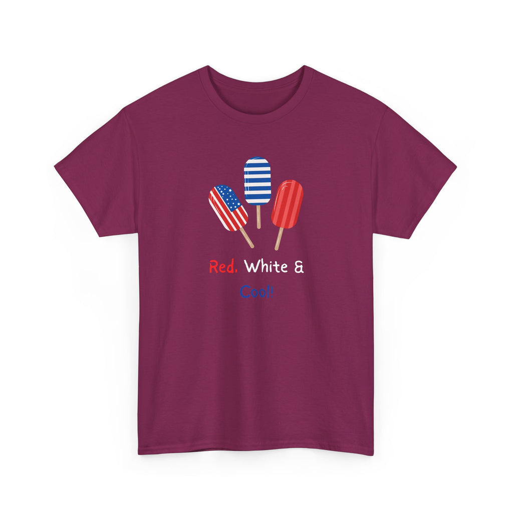 Patriotic Popsicle Tee – "Red, White & Cool" 4th of July T-Shirt
