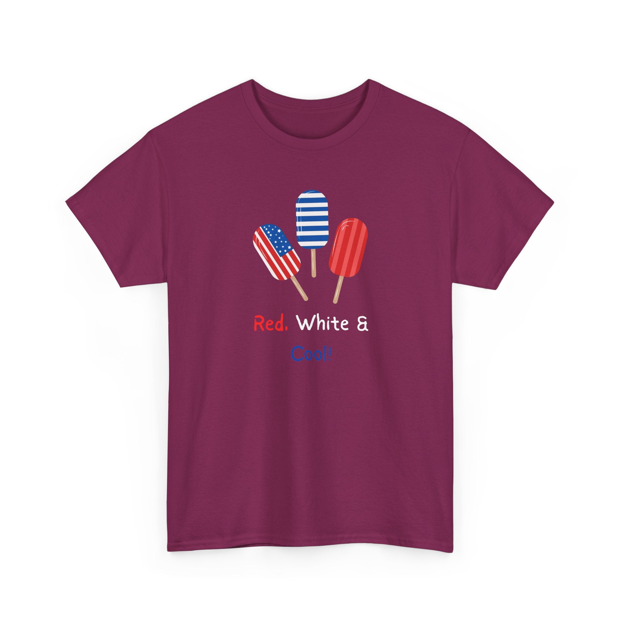 Patriotic Popsicle Tee – "Red, White & Cool" 4th of July T-Shirt