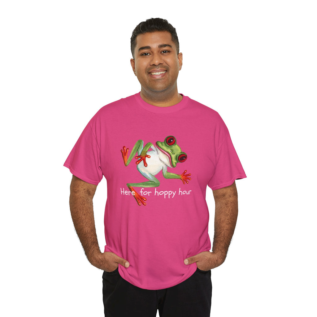 Red-Eyed Tree Frog Graphic Tee — Cute Tropical Frog Shirt for Nature Lovers