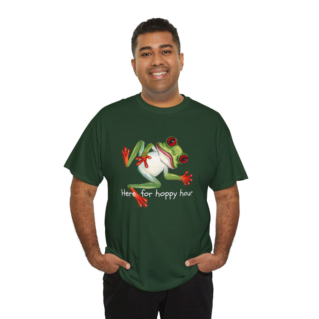 Red-Eyed Tree Frog Graphic Tee — Cute Tropical Frog Shirt for Nature Lovers