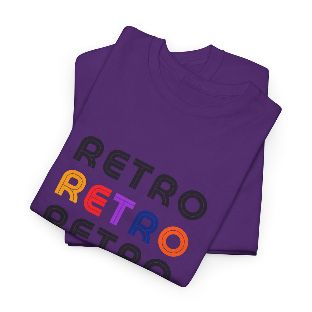 Retro Repeat Tee — Vintage 1980s-Inspired Graphic T-Shirt