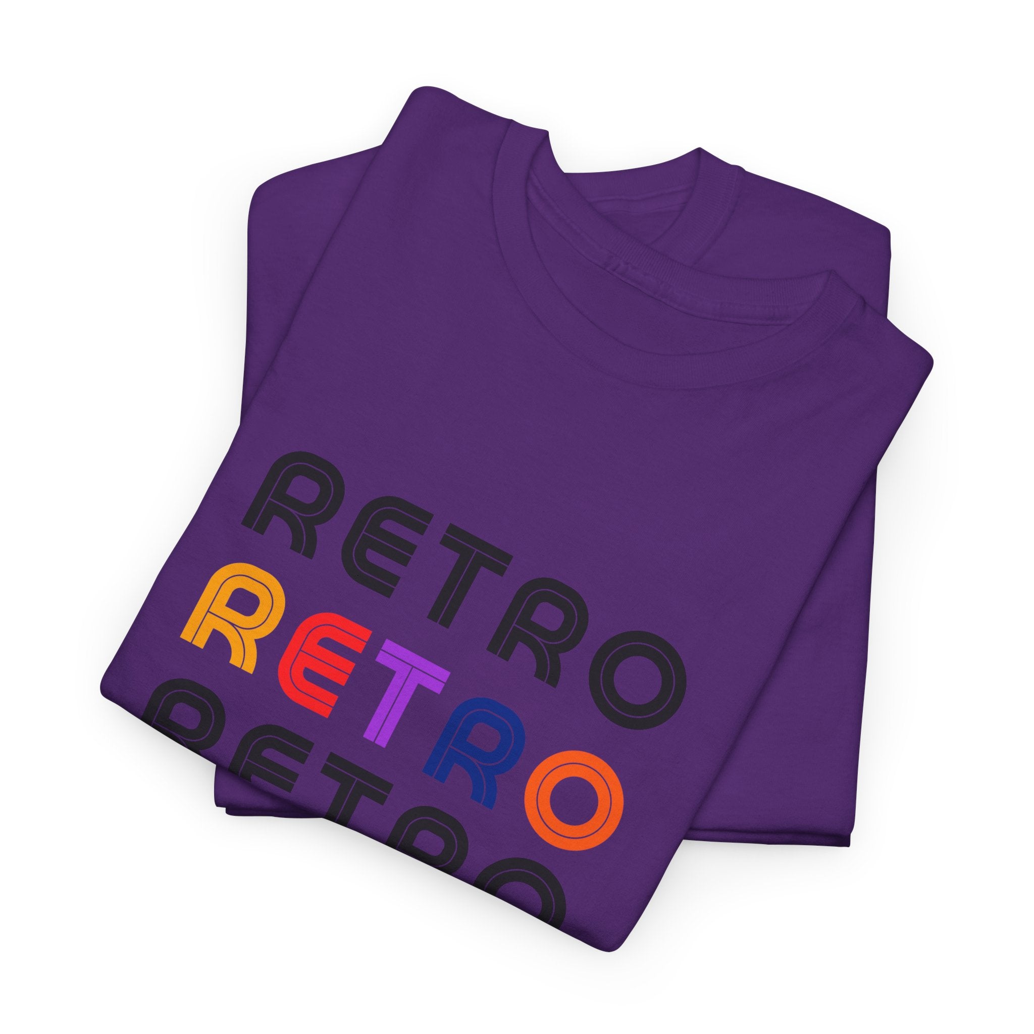 Retro Repeat Tee — Vintage 1980s-Inspired Graphic T-Shirt