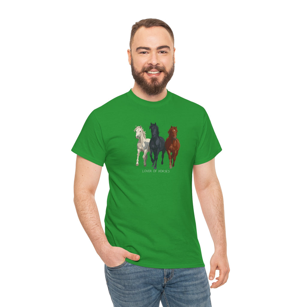 T-Shirt — Three Horses 'Love is Love' Pride Graphic Tee