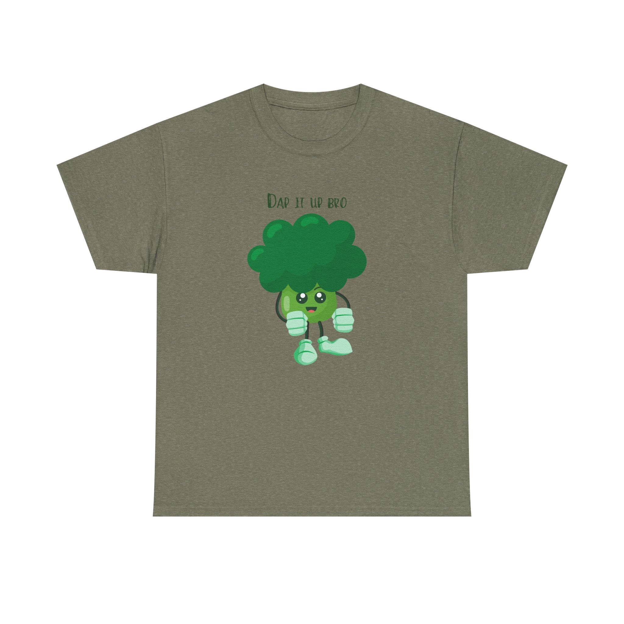 Broccoli Buddy T‑Shirt — Cute 'Eat Yo Veg' Veggie Graphic Tee