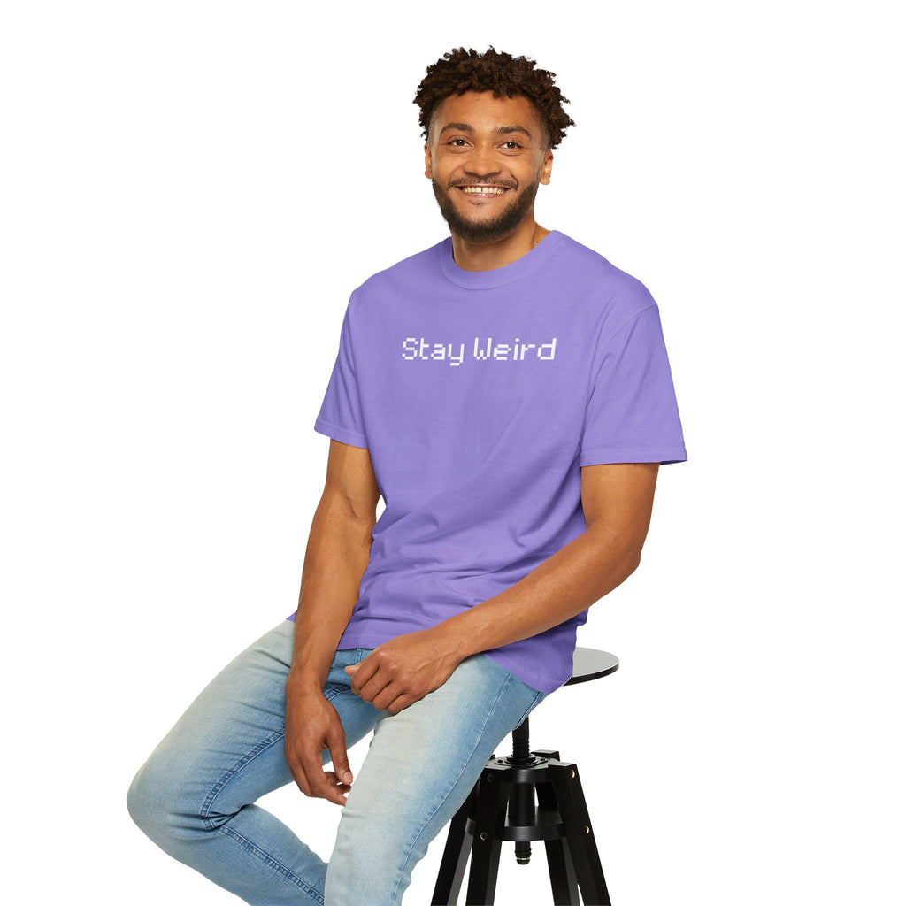 Comfort colors 1717 Template 1768690664958-Stay-Weird-white