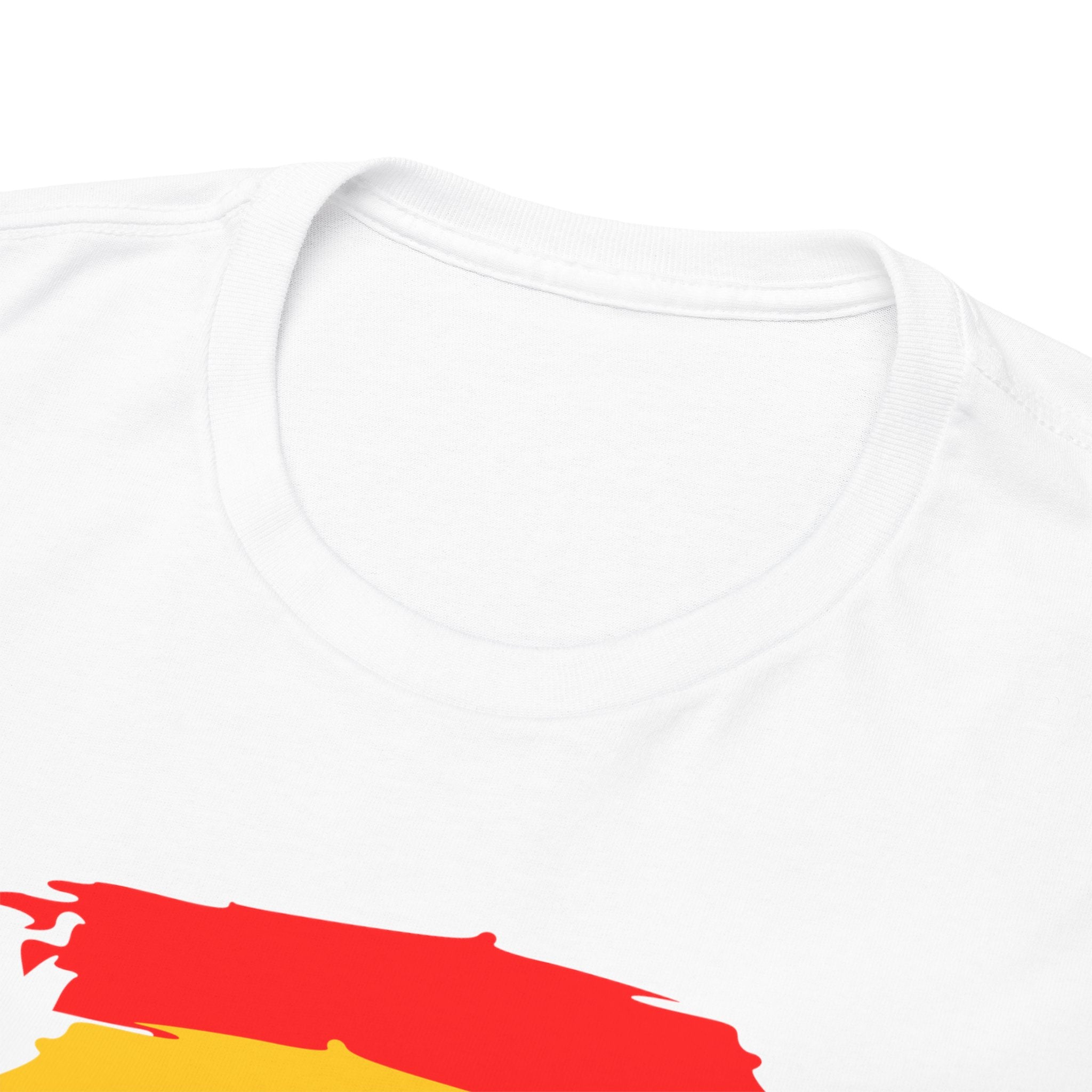 Juneteenth Graphic Tee — Rasta Flag Brushstroke Design