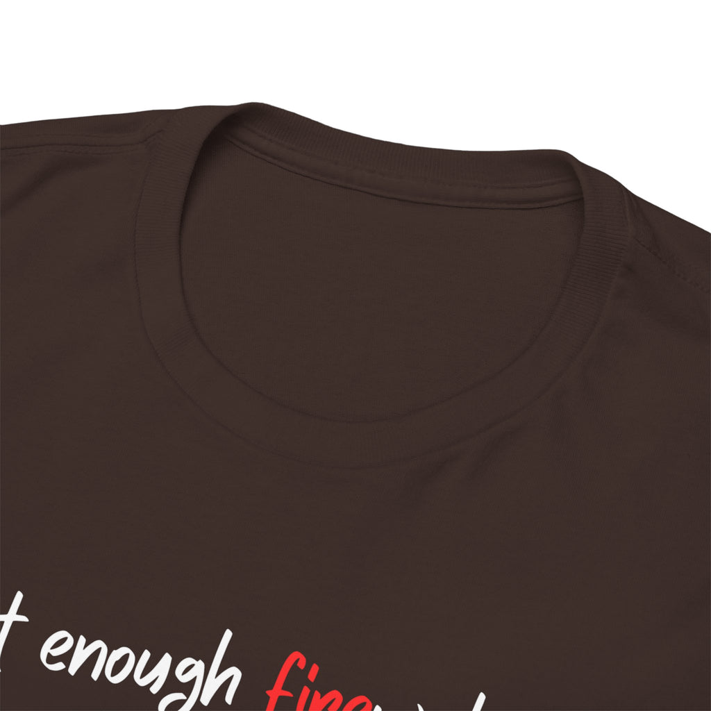 T-Shirt — Minimal 'fine' Chest Embroidered Graphic Tee