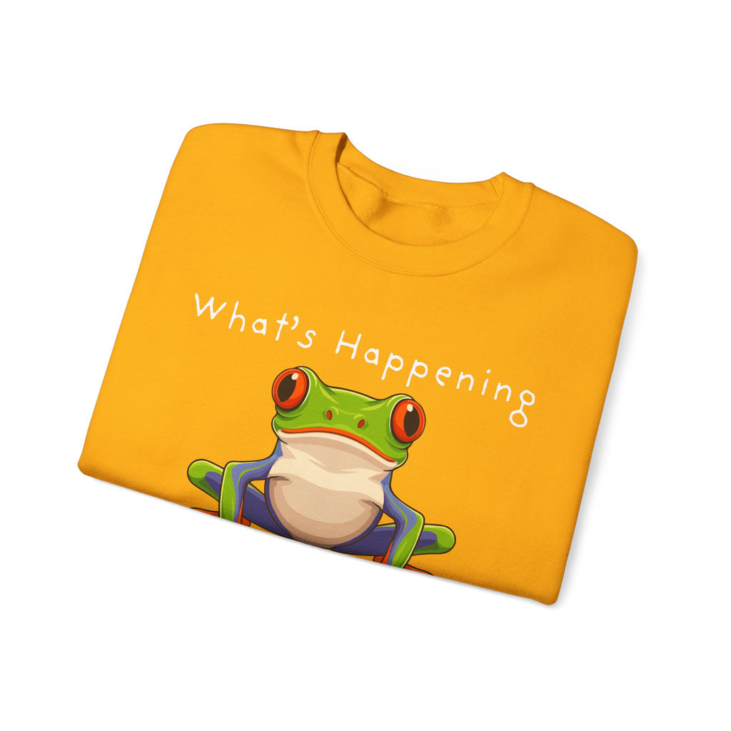 What's Happening Frog Crewneck Sweatshirt