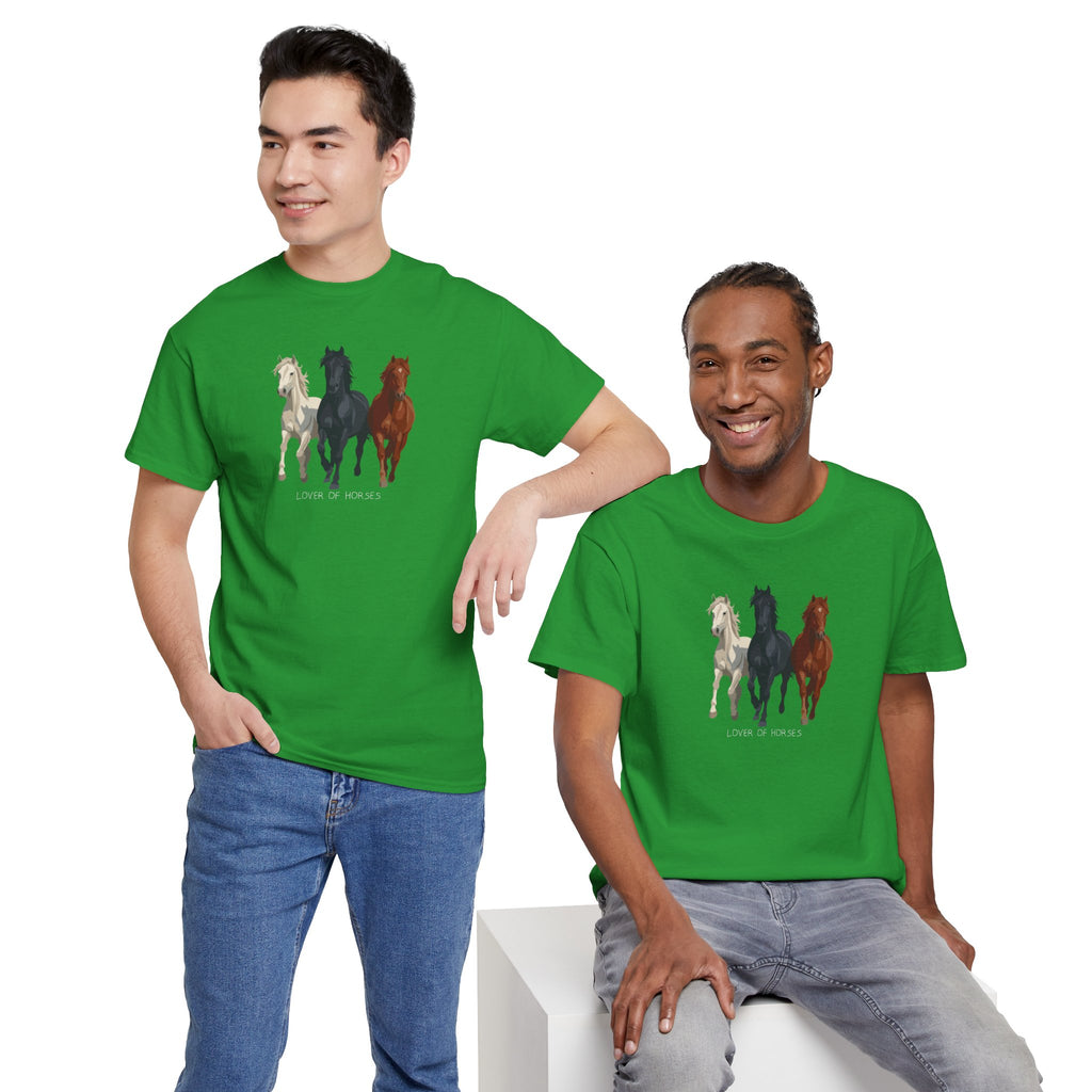 T-Shirt — Three Horses 'Love is Love' Pride Graphic Tee