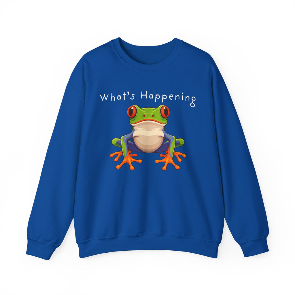 What's Happening Frog Crewneck Sweatshirt