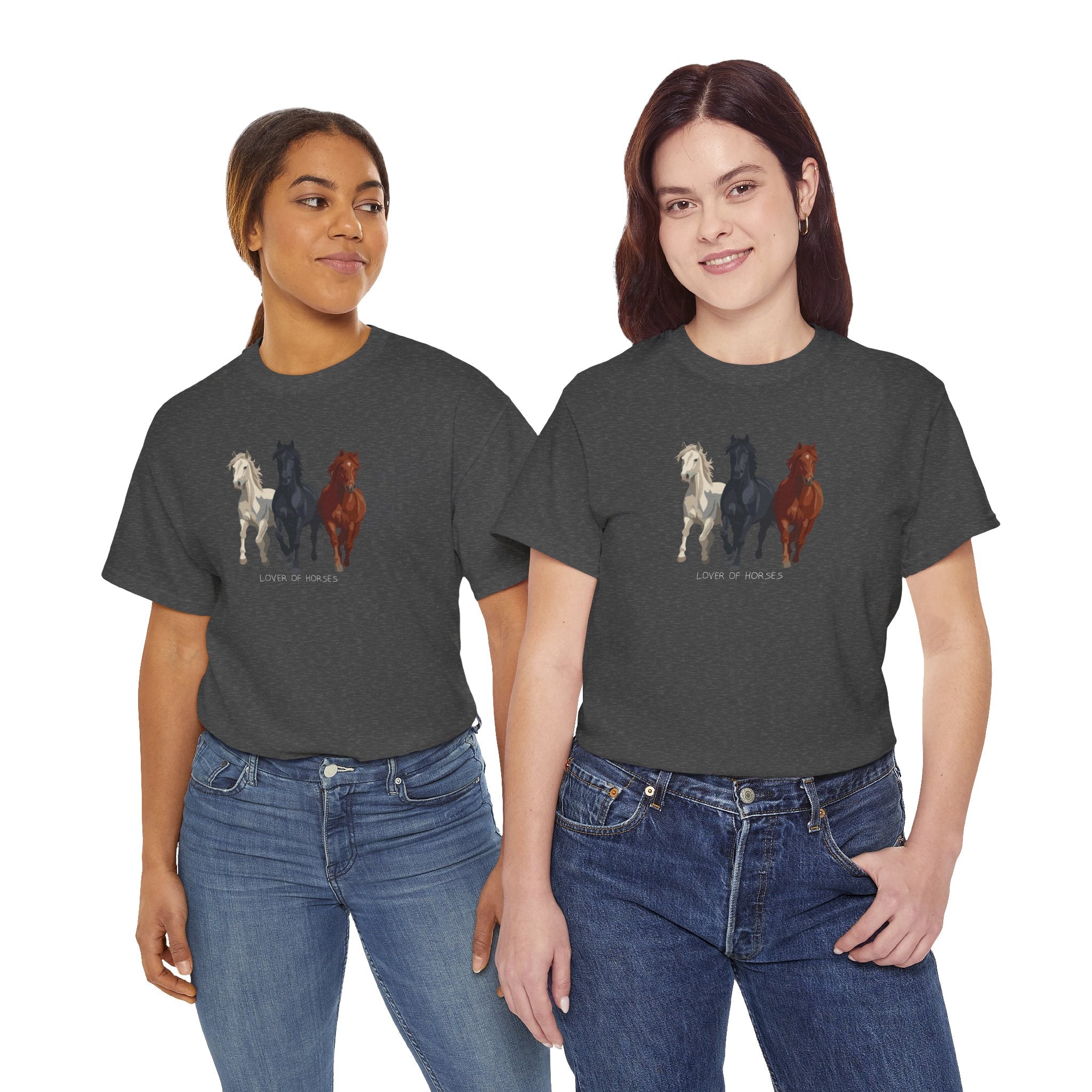 T-Shirt — Three Horses 'Love is Love' Pride Graphic Tee