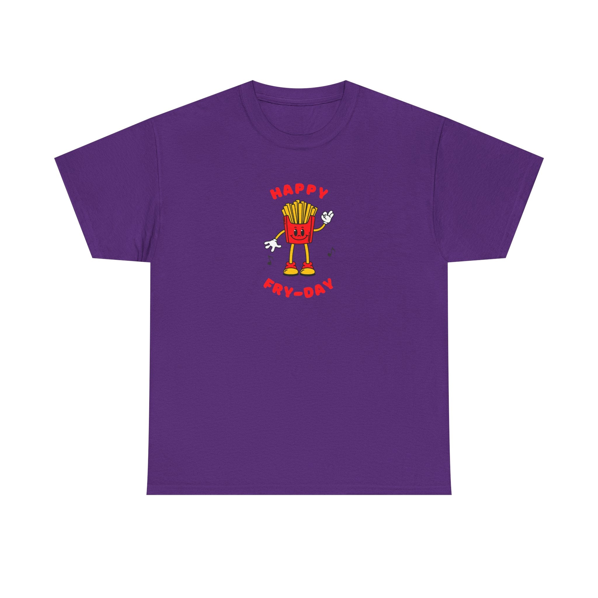 Happy Fry-Day T-Shirt — Cute Dancing Fries Graphic Tee