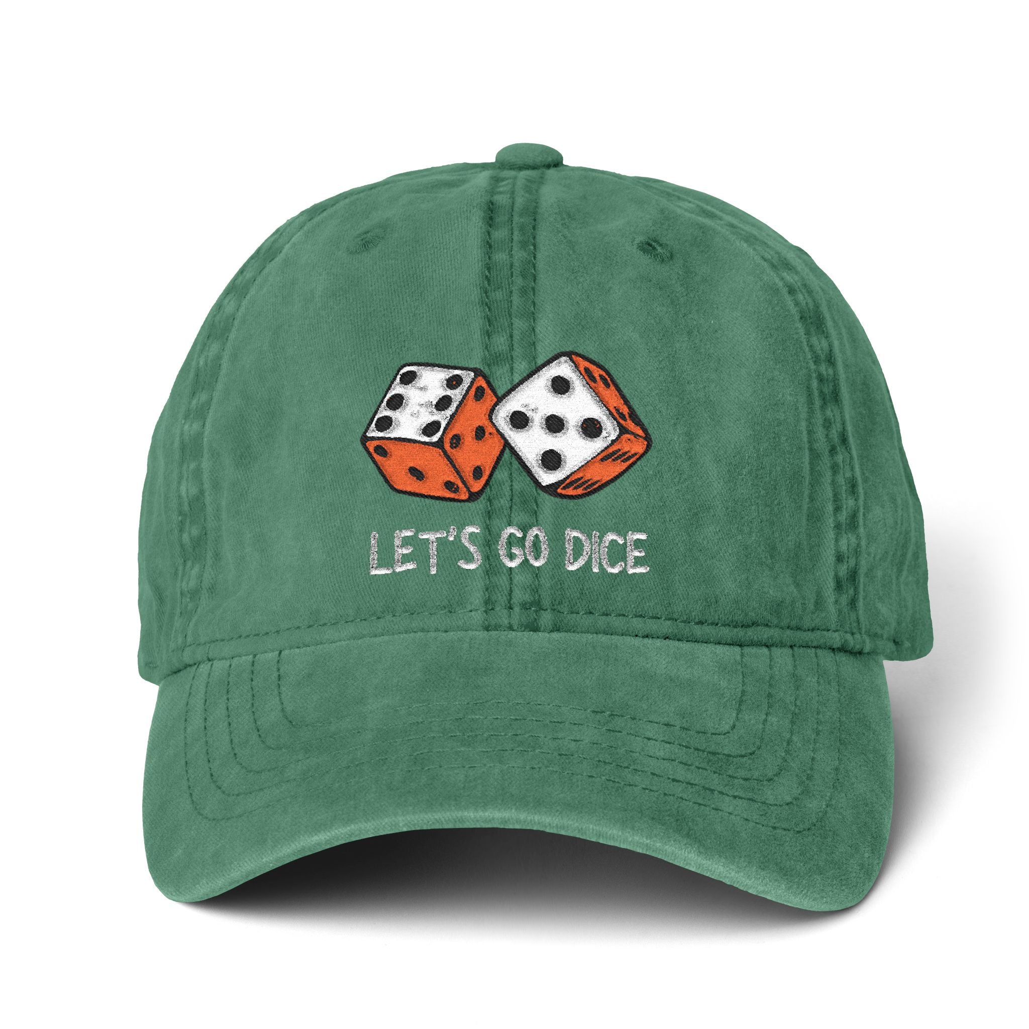 Women's Pigment-Dyed Cap with Fashion Undervisor (Embroidery)