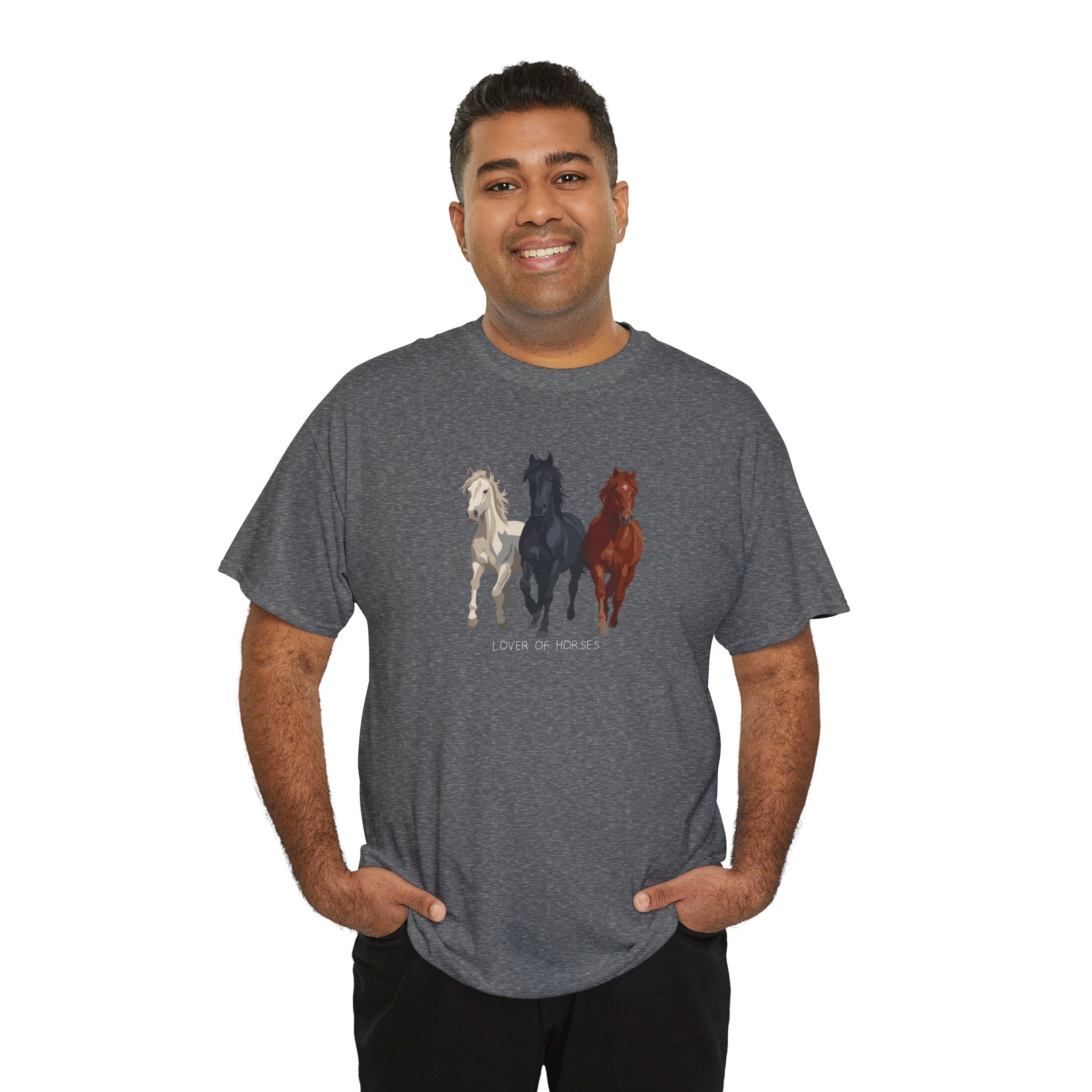 T-Shirt — Three Horses 'Love is Love' Pride Graphic Tee