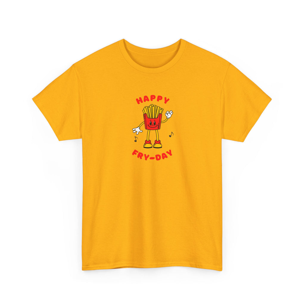 Happy Fry-Day T-Shirt — Cute Dancing Fries Graphic Tee