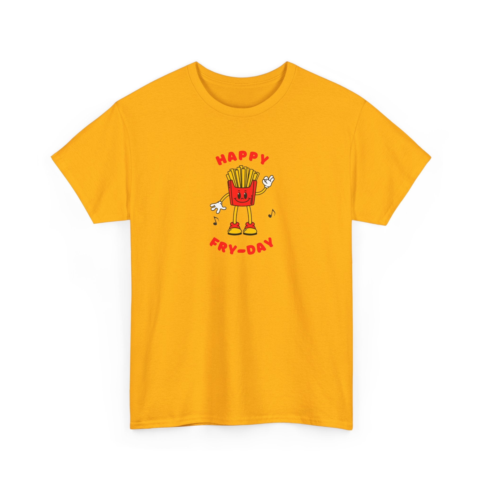 Happy Fry-Day T-Shirt — Cute Dancing Fries Graphic Tee