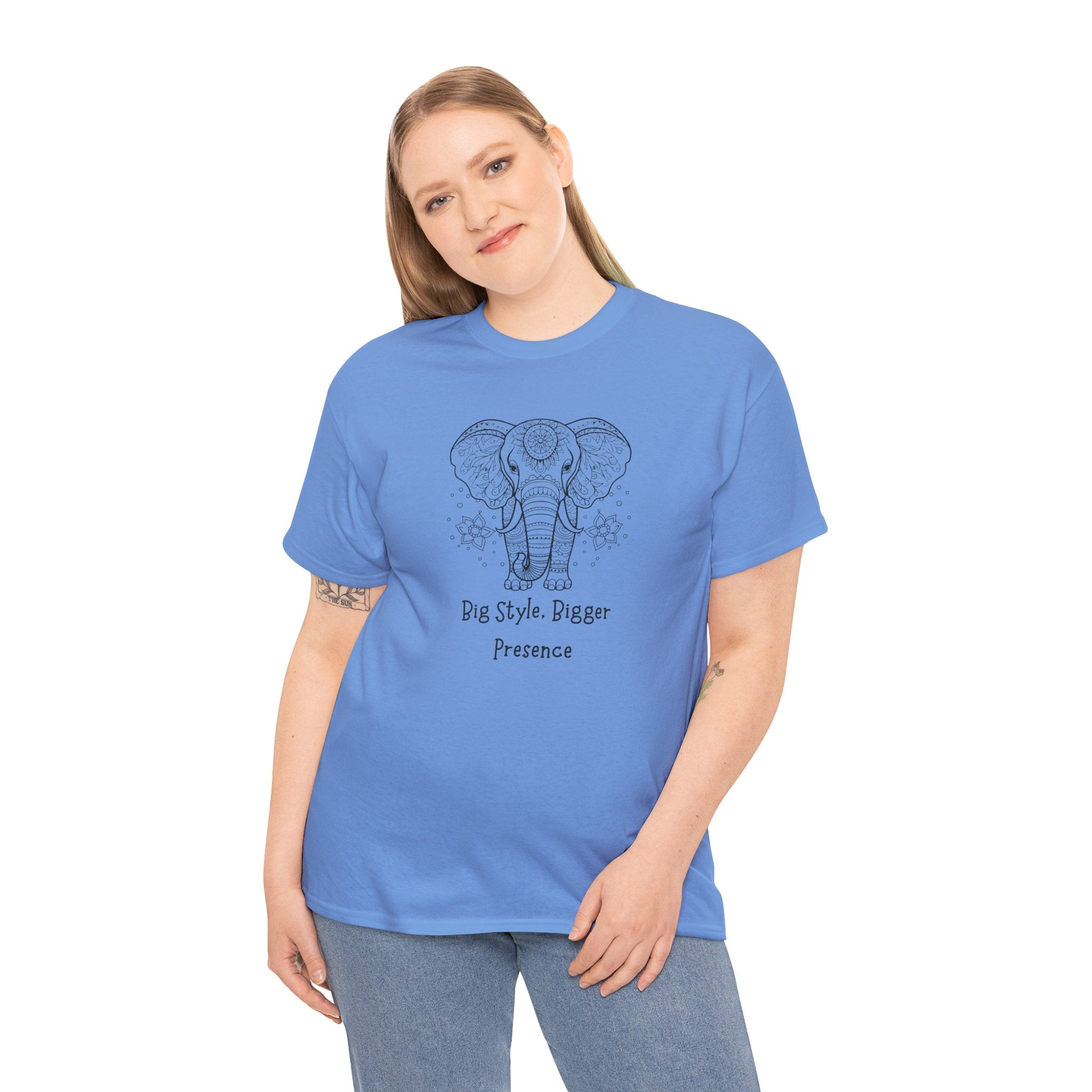 Elephant Head Tee — "Big Style. Bigger Presence" Graphic T-Shirt