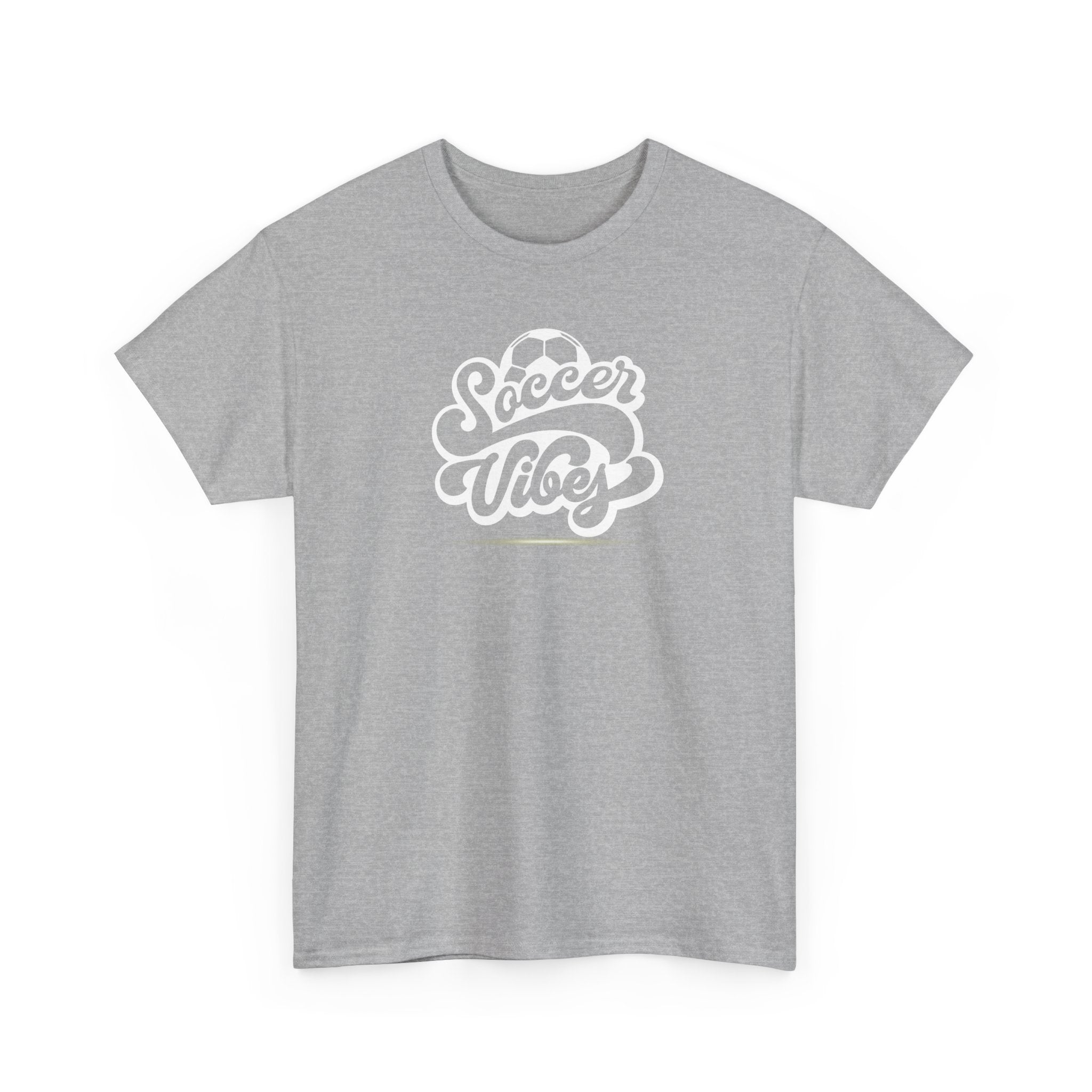 Soccer Vibes T-Shirt — Retro Script Soccer Tee