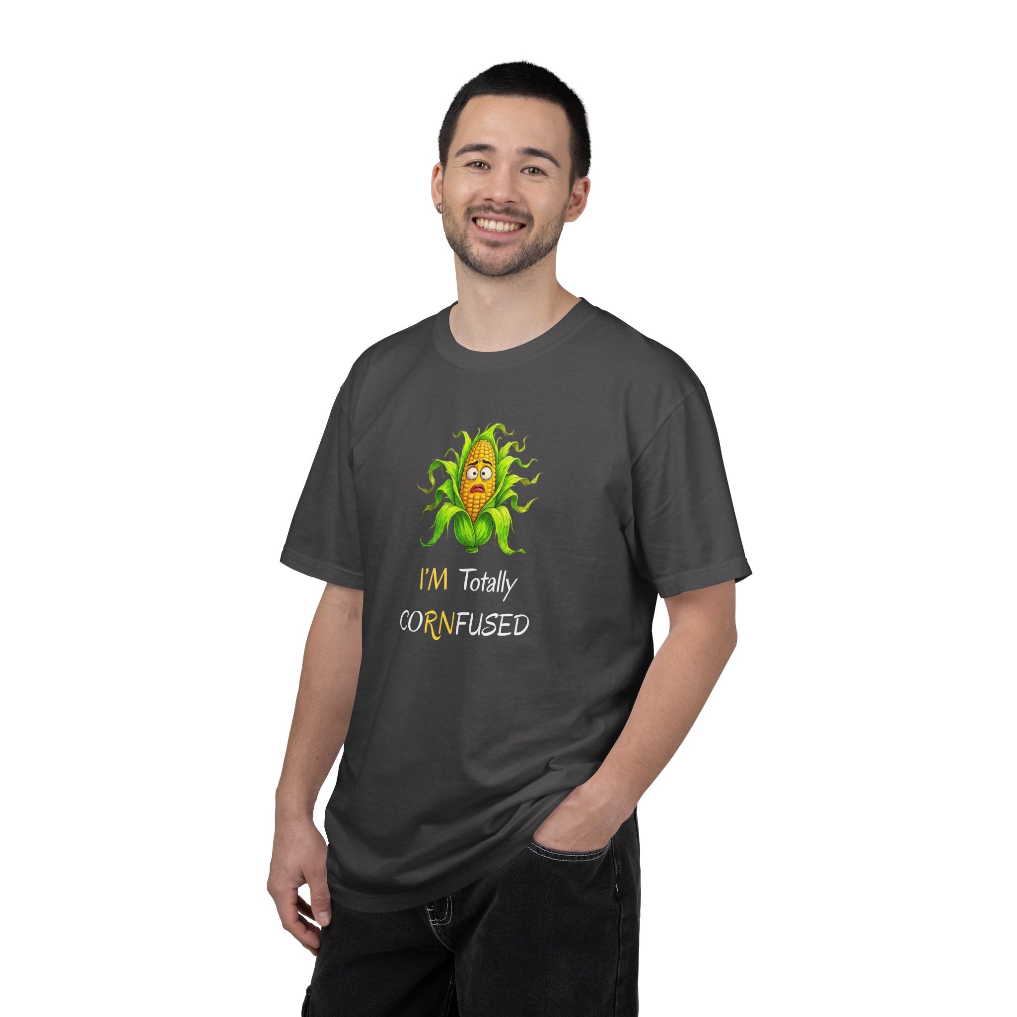 I'm Totally CORNfused Tee — Funny Corn Pun T-Shirt