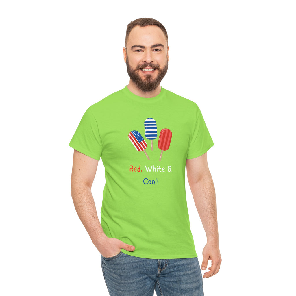 Patriotic Popsicle Tee – "Red, White & Cool" 4th of July T-Shirt