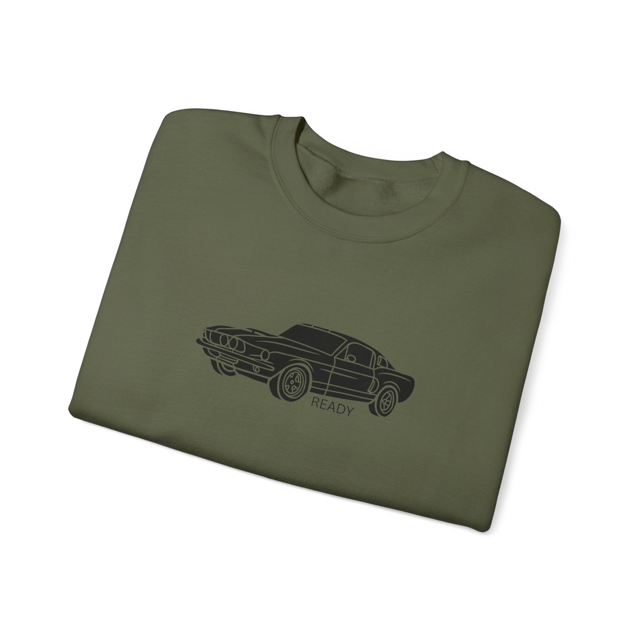 Classic Mustang Outline Crewneck Sweatshirt