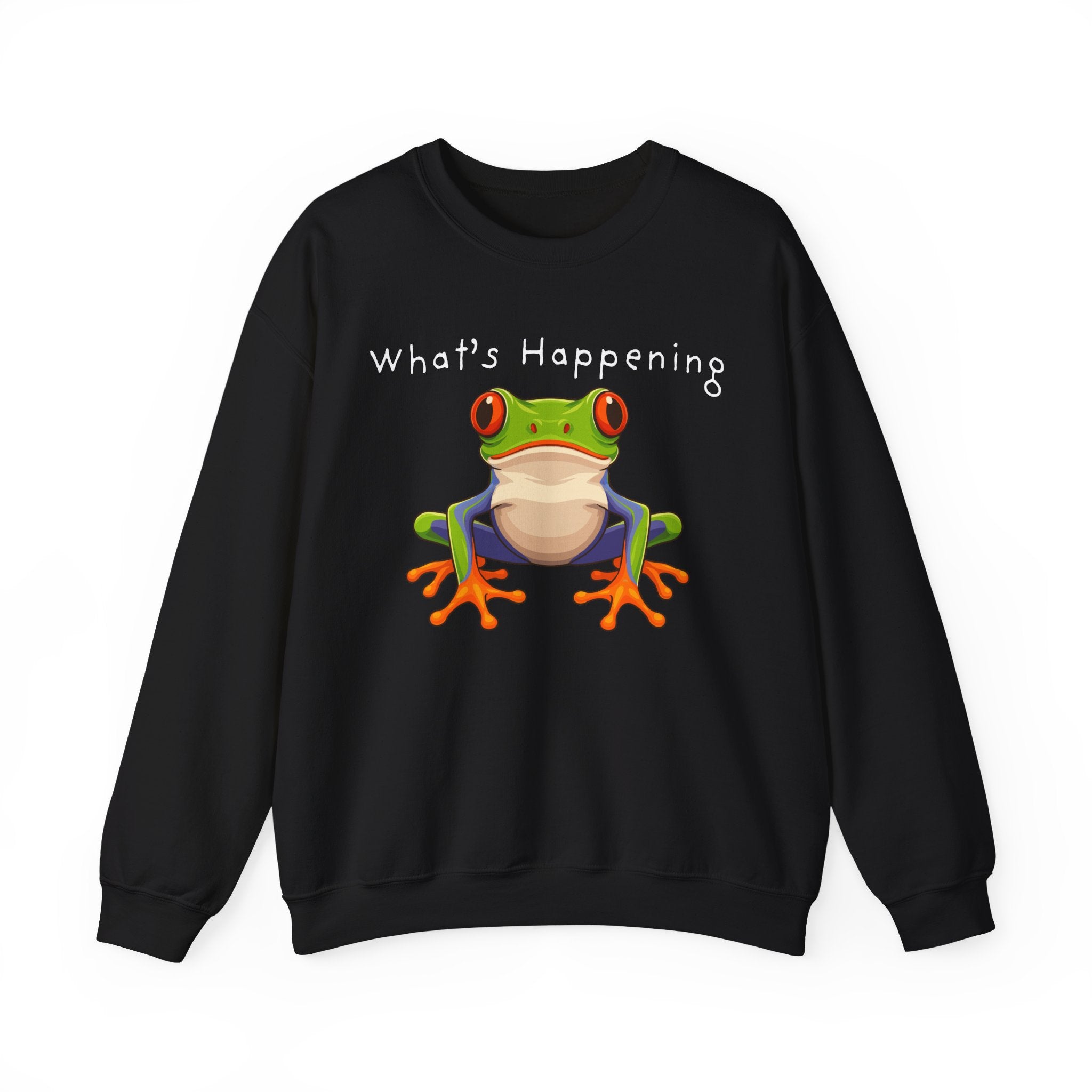 What's Happening Frog Crewneck Sweatshirt