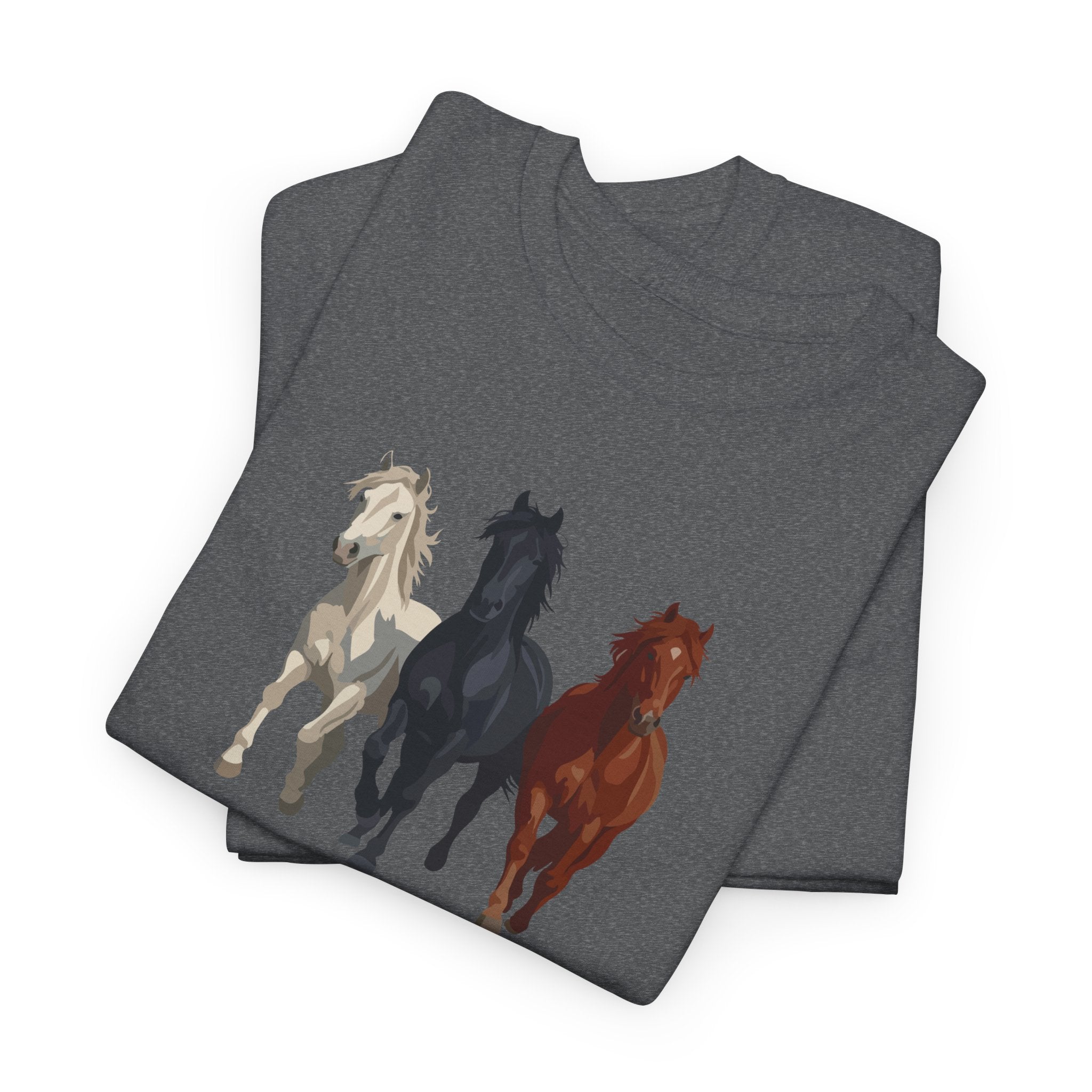 T-Shirt — Three Horses 'Love is Love' Pride Graphic Tee