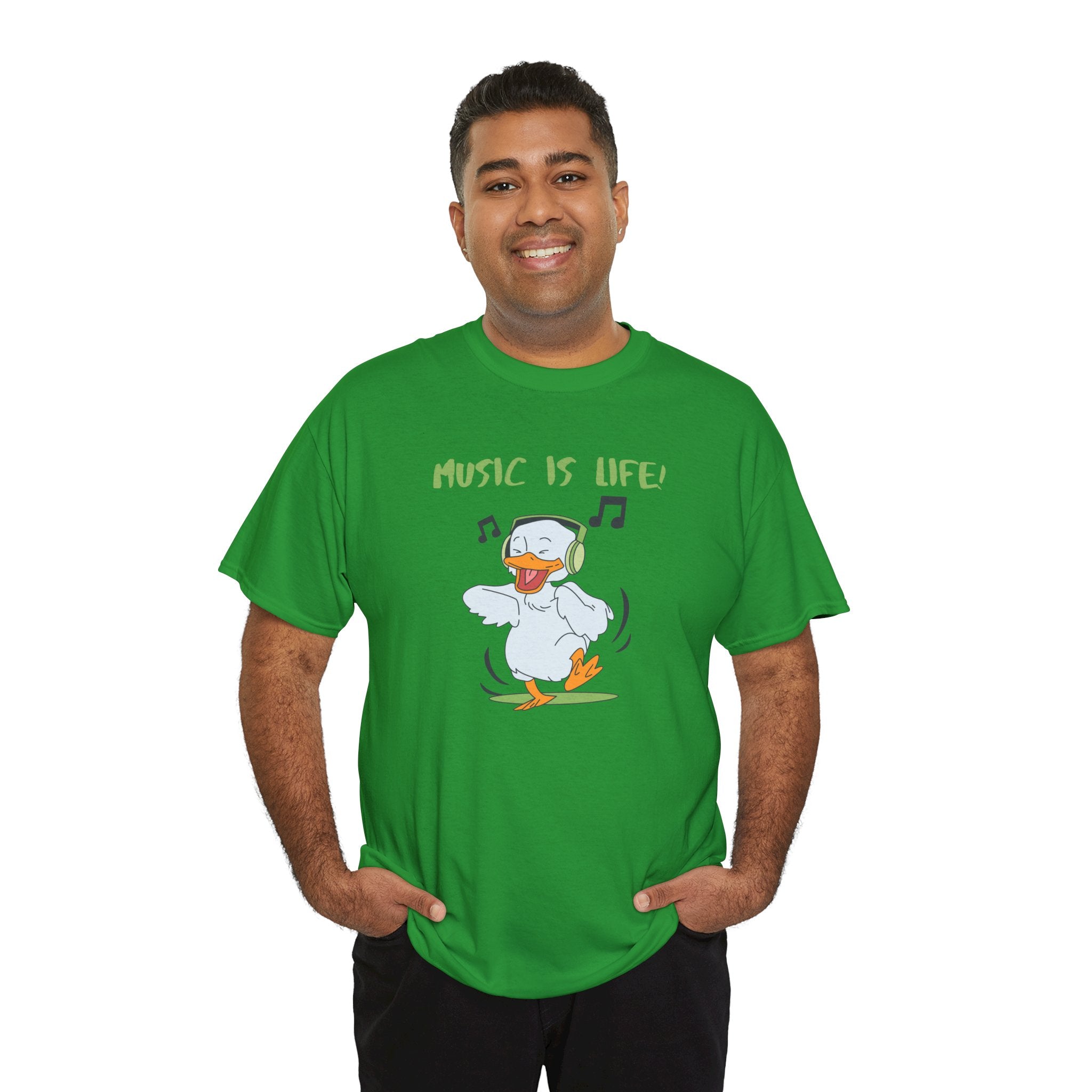 Music Is Life Duck T‑Shirt