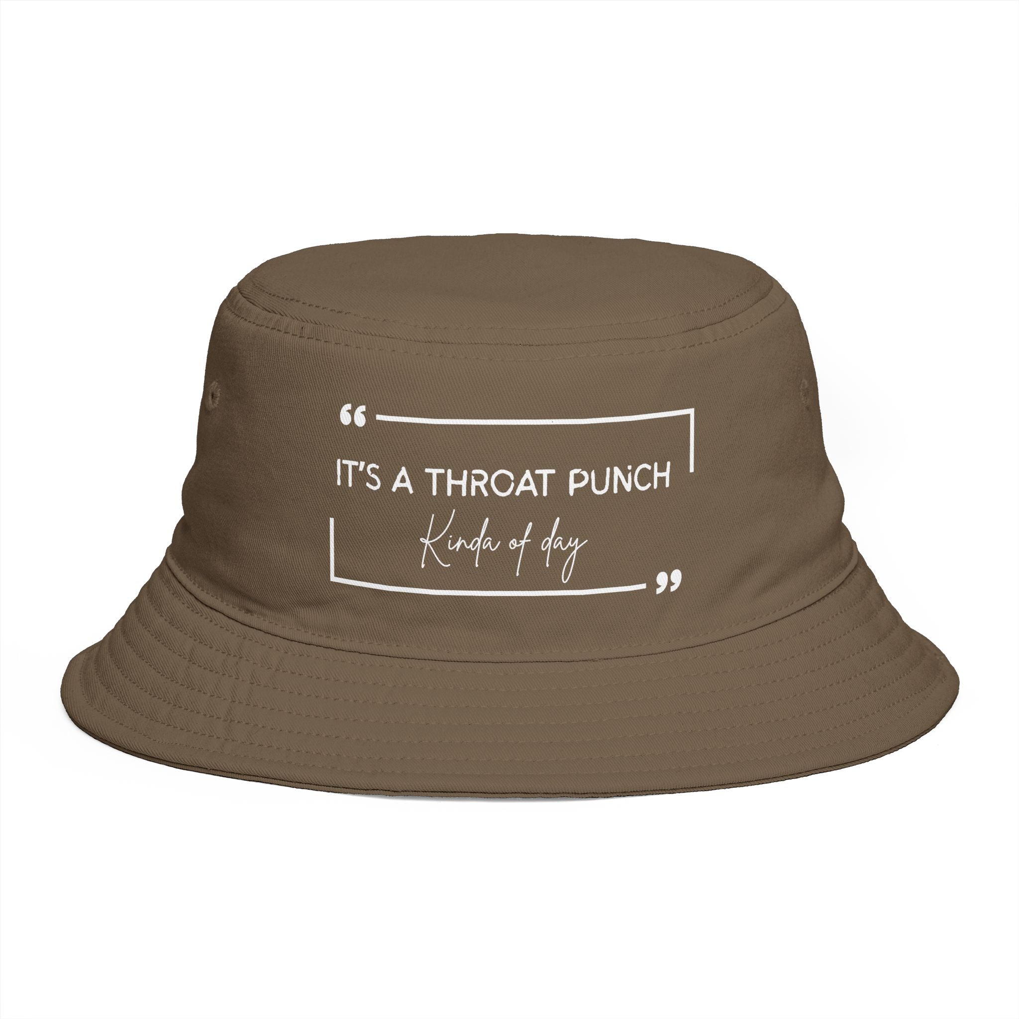 Bucket Hat - "It's a Throat Punch Kinda Day" Graphic
