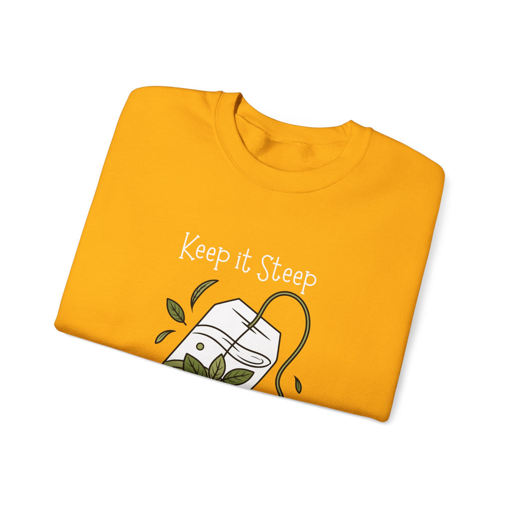 Crewneck Sweatshirt — Herbal Tea Bag Illustration | Cozy Botanical Gift