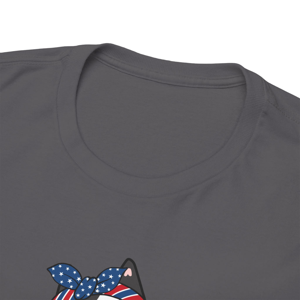 Cat Birthday Tee — "A Purr-fect Firecracker Was Born Today"