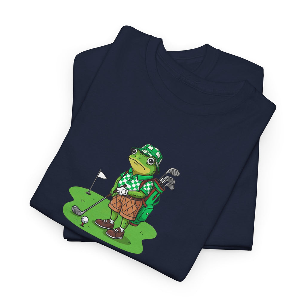 T-Shirt — Funny 'No Golf Today' Frog Golfer Graphic Tee