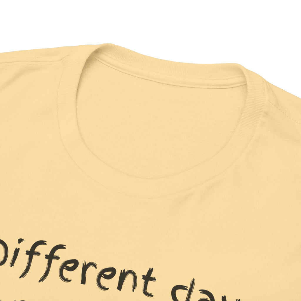 Anxiety Cartoon Tee — "Different day same ANXIETY" Mental Health Graphic T-Shirt