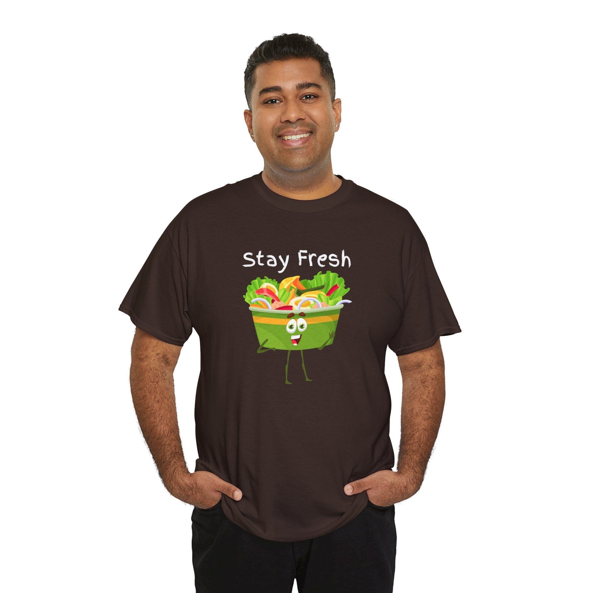 Stay Fresh Salad Tee – Cute Veggie Graphic T-Shirt